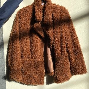 h&m teddy coat